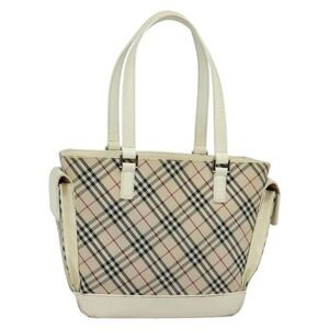 Pre Loved burberry Women Beige Tote Bags